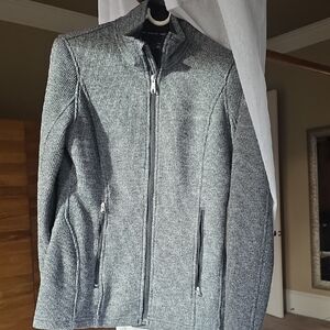 Spyder Heathered Gray Varsity Jacket